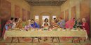 A version of The Last Supper where women from many different cultures admire an Aboriginal woman Christ